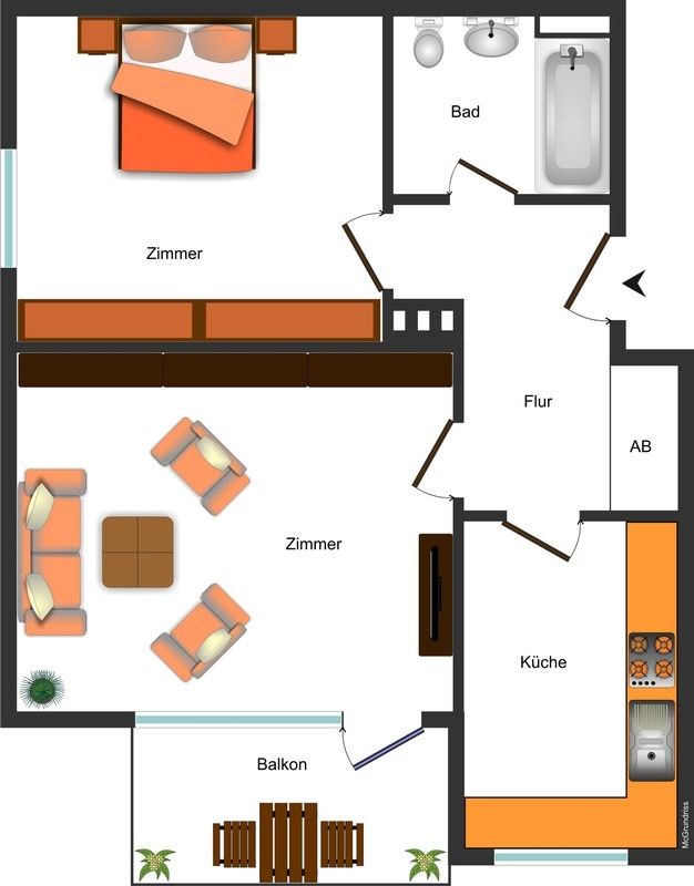 MIETERFREIE 2 ZIMMER WOHNUNG IN HH-JENFELD  +++YOUTUBE VIDEO+++
