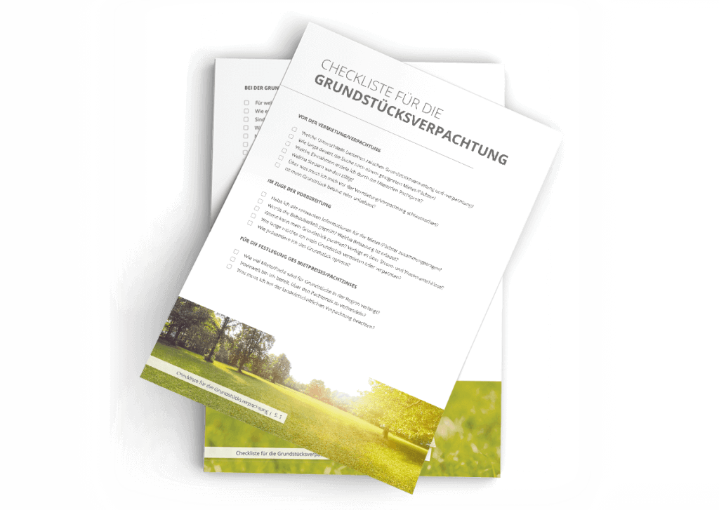 Checkliste Hausverkauf Checkliste Grundstücksvermietung