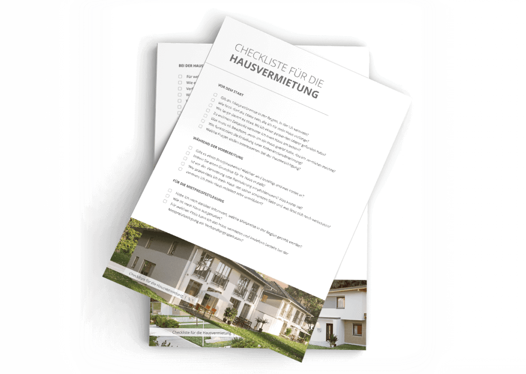 Checkliste Hausverkauf Checkliste Hausvermietung