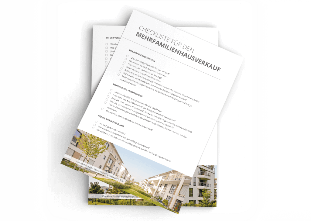Checkliste Wohnungsverkauf Checkliste Mehrfamilienhausverkauf